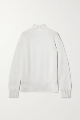 Allude - Wool And Cashmere-blend Sweater - Gray