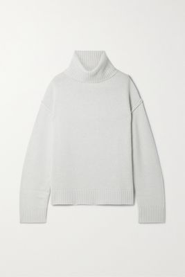 Allude - Wool And Cashmere-blend Turtleneck Sweater - Gray