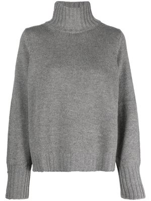Allude wool-cashmere knit jumper - Grey