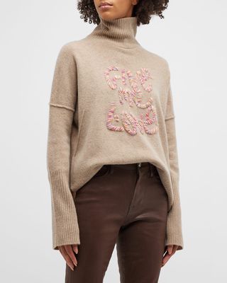 Alma We Give Me Love Turtleneck Sweater