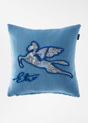 Almada Embroidered Pillow, 18"
