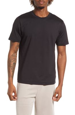Alo Conquer Reform Performance Crewneck T-Shirt in Black