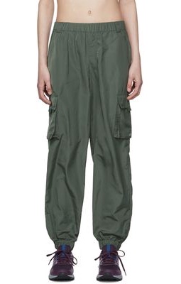 Alo Green Polyester Sport Pants