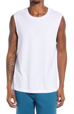 Alo The Triumph Sleeveless T-Shirt in White