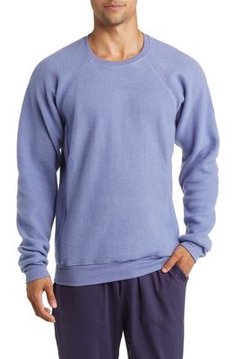 Alo Triumph Crewneck Sweatshirt in Infinity Blue