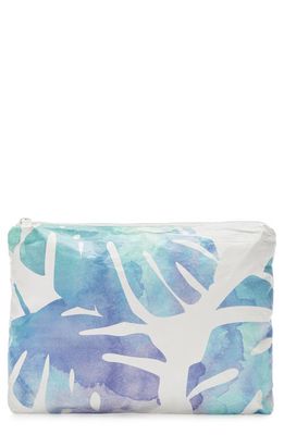 Aloha Collection Medium Water Resistant Tyvek Zip Pouch in Dawn
