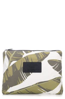 Aloha Collection Medium Water Resistant Tyvek Zip Pouch in Luau