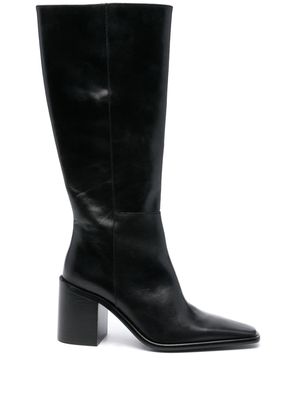 ALOHAS Berta 80mm leather boots - Black