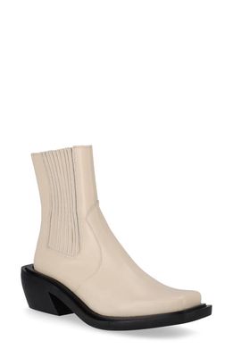 ALOHAS Ranch Western Chelsea Boot in Cream