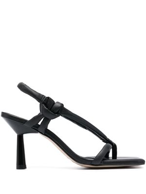 ALOHAS Sheila 90mm leather sandals - Black