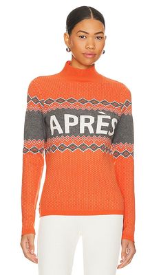 Alp N Rock Aurora Mock Neck Sweater in Orange
