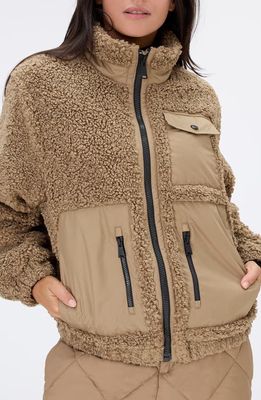 Alp N Rock Noelle II Recycled Polyester Fleece Jacket in Dark Khaki