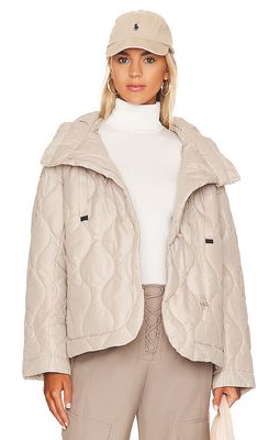 Alp N Rock Nori Quilted Jacket in Tan