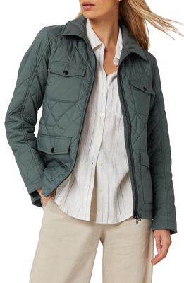 Alp N Rock Water Repellent Quilted Field Jacket in Eucalyptus