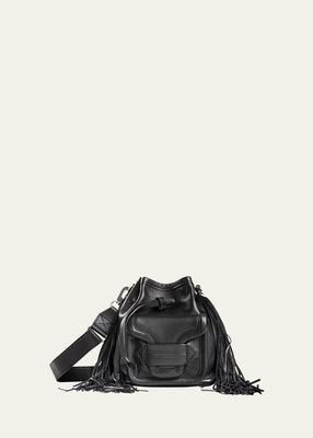 Alpha Fringe Leather Backpack