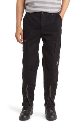 Alpha Industries A-11 Nonstretch Denim Cargo Pants in Black