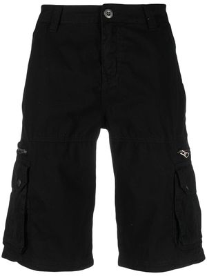 Alpha Industries cargo-pocket cotton bermuda shorts - Black