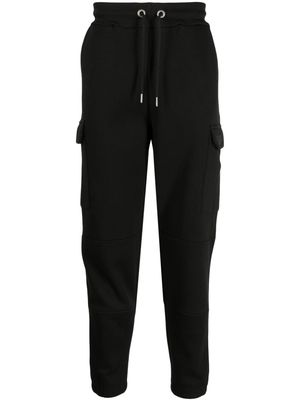 Alpha Industries drawstring-waistband cotton-blend track pants - Black