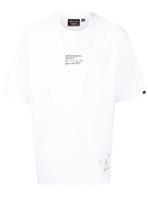Alpha Industries embroidered-logo T-shirt - White