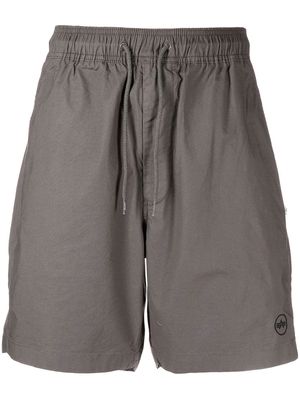 Alpha Industries embroidered-logo track shorts - Grey