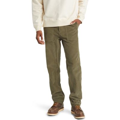 Alpha Industries Fatigue Corduroy Pants in Green 