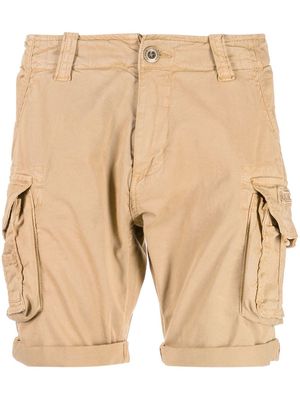 Alpha Industries knee-length cargo shorts - Brown