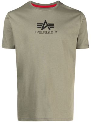 Alpha Industries logo-print crew-neck T-shirt - Green