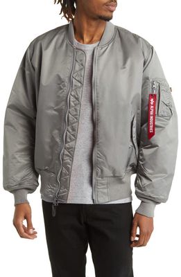 Alpha Industries MA-1 Reversible Bomber Jacket in Vintage Gray