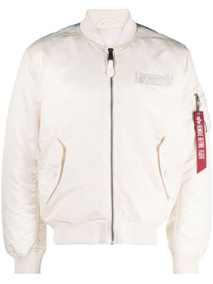 Alpha Industries MA-1 VF Fighter Squadron bomber jacket - White