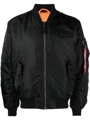 Alpha Industries MA-1 VF Fighter Squadron padded bomber jacket - Black