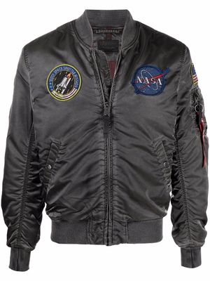 Alpha Industries MA-1 VF NASA Battlewash jacket - Grey