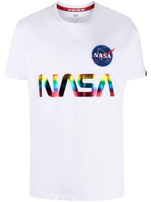 Alpha Industries Nasa short-sleeve T-shirt - White