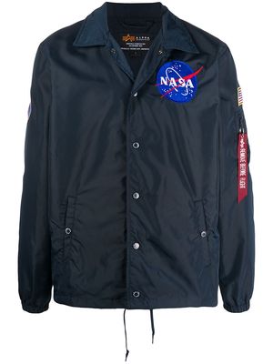 Alpha Industries NASA waterproof shirt jacket - Blue