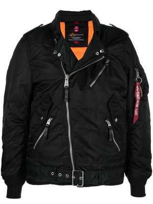 Alpha Industries Outlaw biker bomber jacket - Black