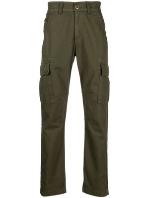 Alpha Industries straight-leg cotton cargo trousers - Green