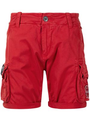 Alpha Industries x NASA cargo shorts - Red