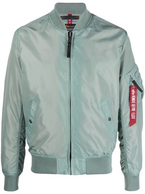 Alpha Industries zip-sleeve bomber jacket - Green