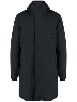 Alpha Tauri cotton hooded jacket - Black