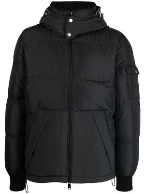 Alpha Tauri hooded padded jacket - Black