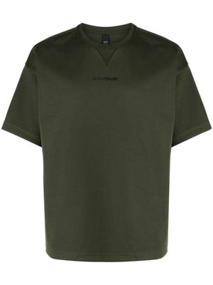 Alpha Tauri logo-print short-sleeve T-shirt - Green