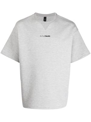 Alpha Tauri logo-print short-sleeve T-shirt - Grey