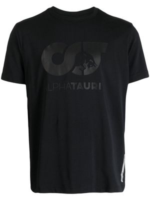 Alpha Tauri logo-print stretch-cotton T-shirt - Black