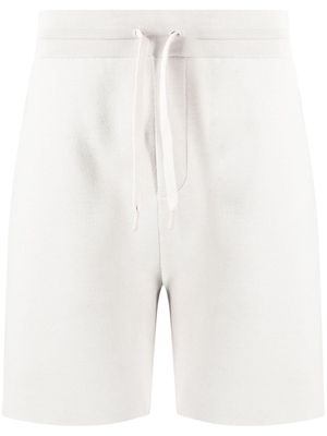 Alpha Tauri Posos knitted track shorts - Neutrals