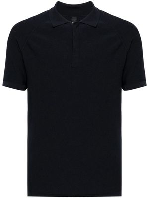 Alpha Tauri ribbed shoulders polo shirt - Blue