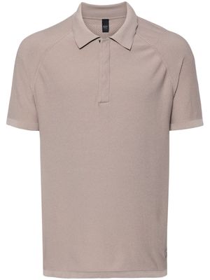 Alpha Tauri short-sleeve polo shirt - Neutrals