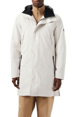 AlphaTauri Koov Taurobran® Waterproof Hooded Parka in Chalk 