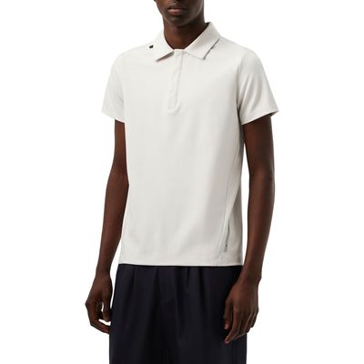 AlphaTauri Short Sleeve Polo Shirt in Pure White