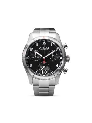 Alpina Startimer Pilot Quartz Chronograph Big Date 41mm - Silver