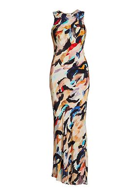 Alsina Anais Crepe Maxi Dress