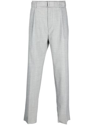 Altea box-pleat belted trousers - Grey